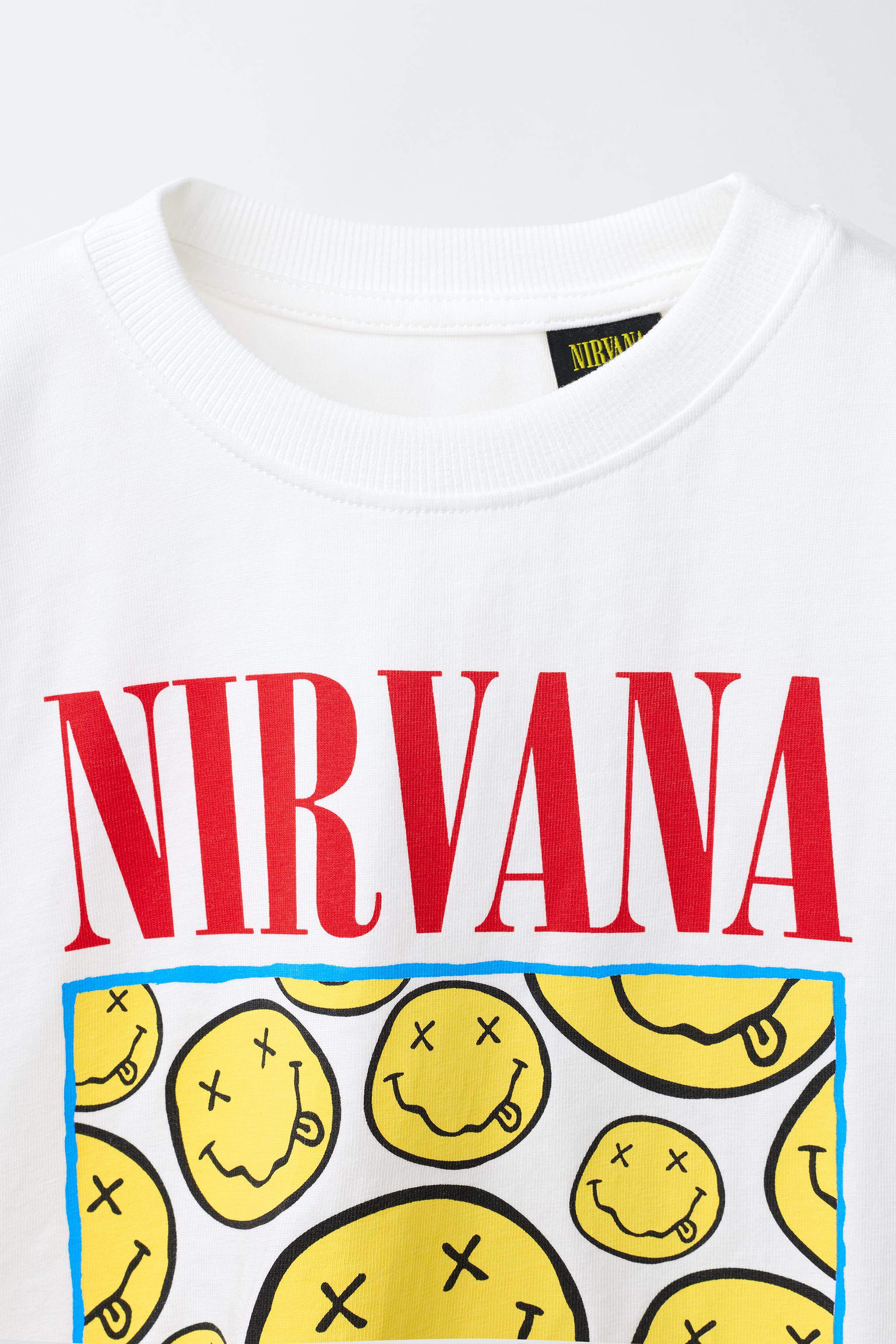 T-SHIRT IMPRIMÉ NIRVANA